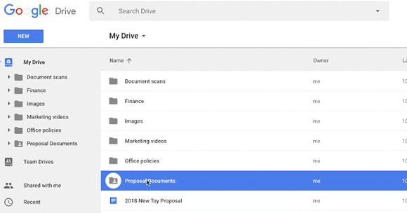 如何搜尋Google Drive中特定資料夾的內容？